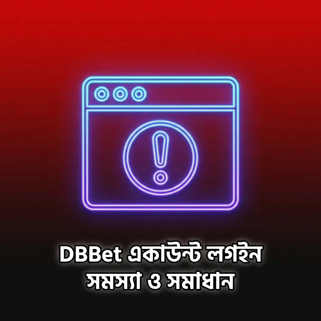 DBBet একাউন্ট লগইন সমস্যা ও সমাধান টেবিল, সাধারণ ত্রুটি ও সহজ সমাধানের তালিকা বাংলায়