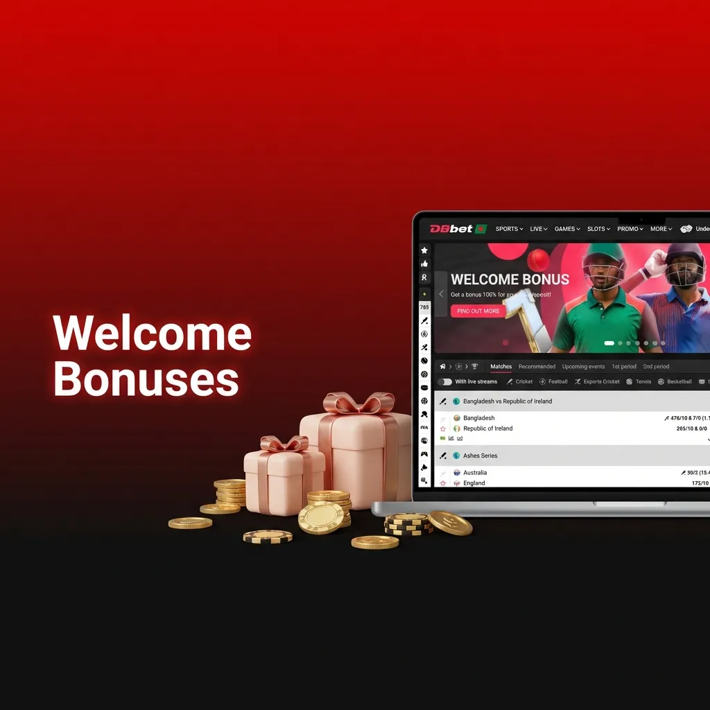 Bangladesh welcome bonus banner: 100% up to 180,000 BDT + 150 free spins, casino and sports details in table