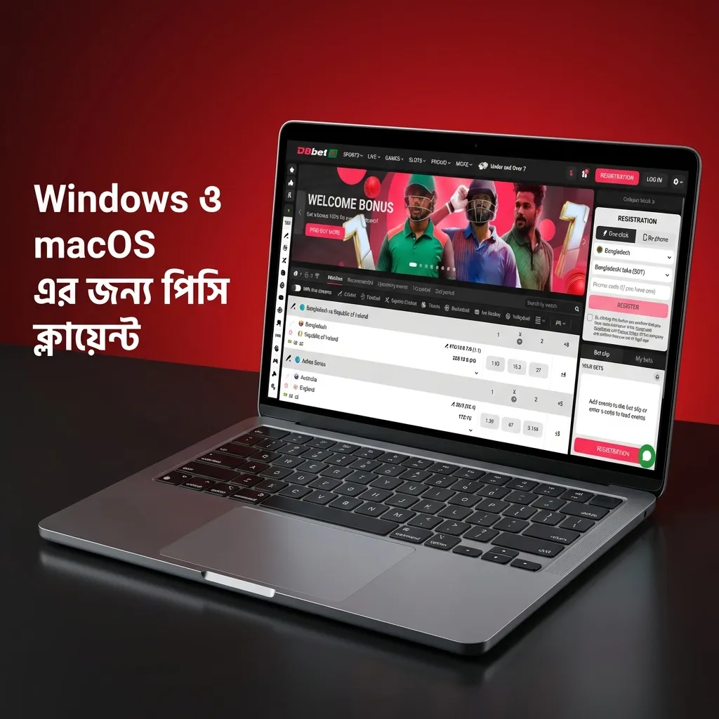Windows ও macOS এ আধুনিক ব্রাউজারে ফুল-স্ক্রিনে DBBet বেটিং ও ক্যাসিনো গেম খেলার প্রদর্শনী স্ক্রিনশ্যাট
