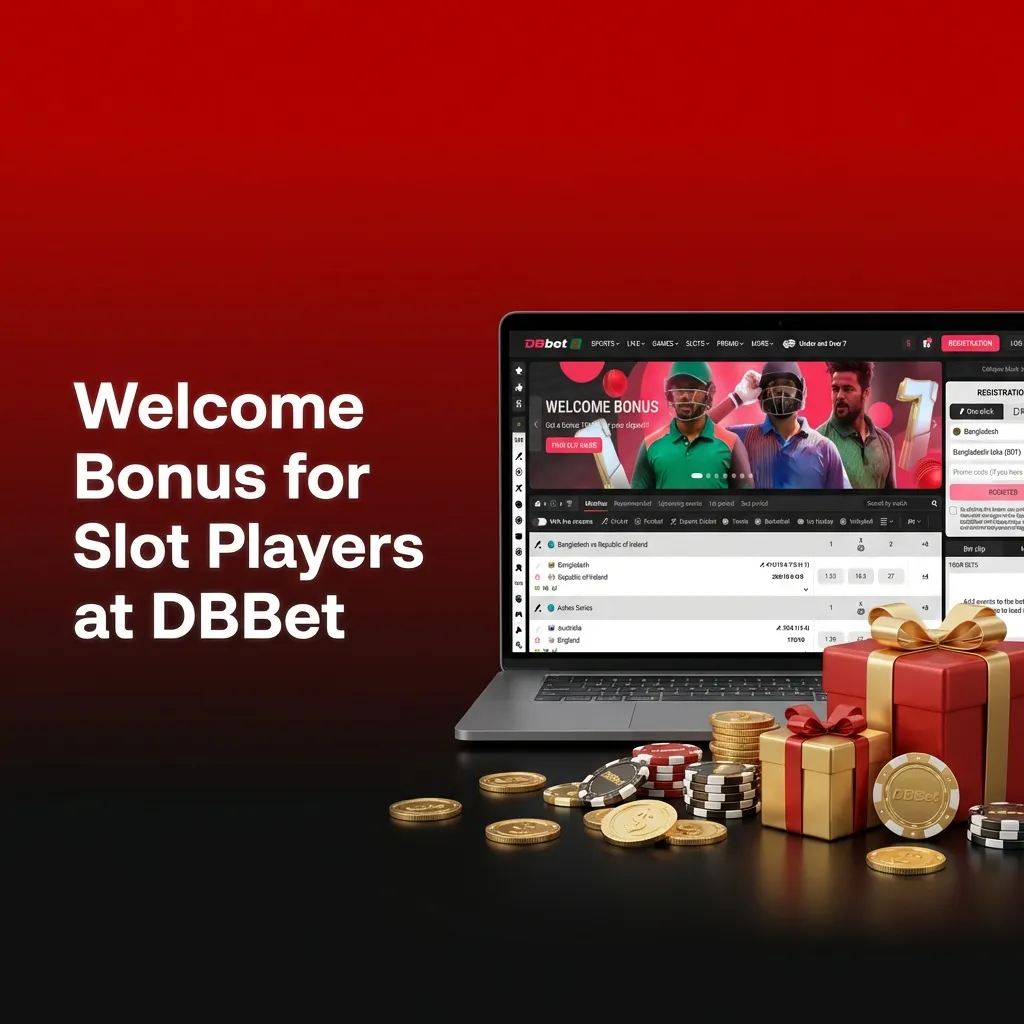 DBBet welcome bonus banner: 100% up to 180,000 BDT + 150 free spins for new Bangladeshi slot players